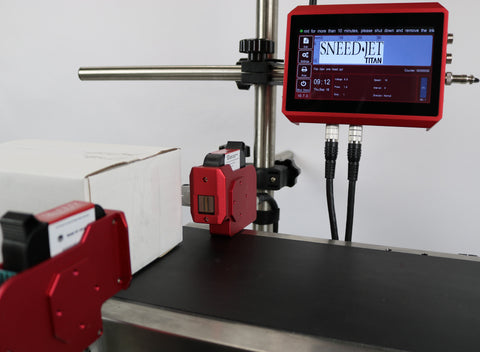 Dual Head Thermal Inkjet Case Coder, Lot Coder, Batch Coder