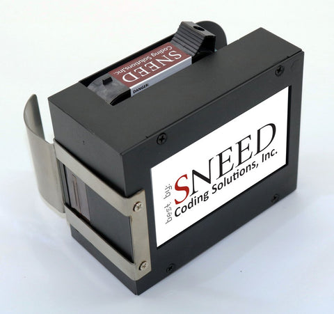 SNEED-JET Freedom Inkjet Coder for Date, Lot and Batch Codes. One Inch Print Height.