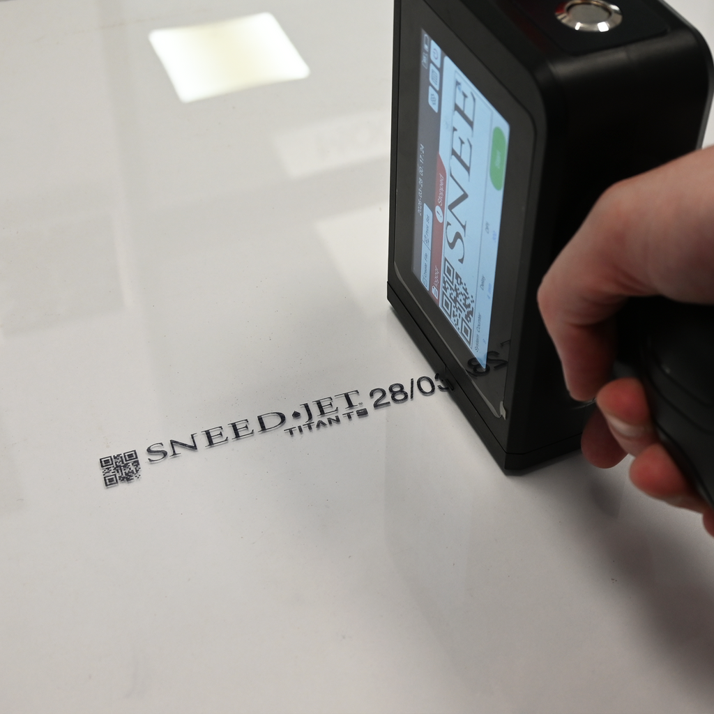 SNEED-JET® Titan T9 – Lightweight ½-Inch, Portable Handheld Printer