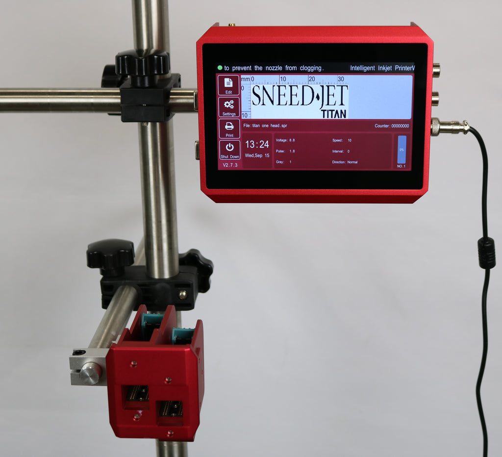 SNEED-JET® Titan 21 - Inkjet Coder for Printing Date, Batch, Lot Codes.