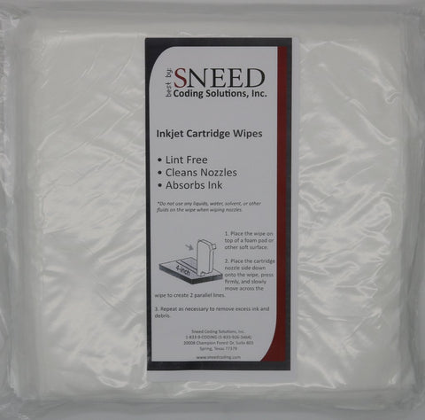 Sneed Coding Thermal Inkjet Wipes